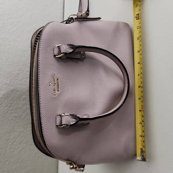 Kate Spade Blush Lavender Leather Triple Compartment 2 Way Shoulder bag - Picture 16 of 17